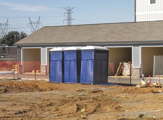 the number of construction porta potties needed for a job site depends on the size and period of the project, as well as the number of staff members on site